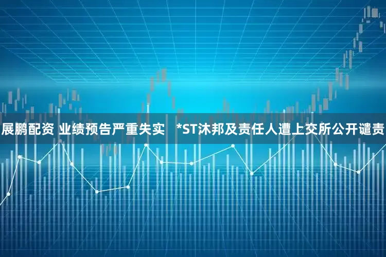 展鹏配资 业绩预告严重失实   *ST沐邦及责任人遭上交所公开谴责